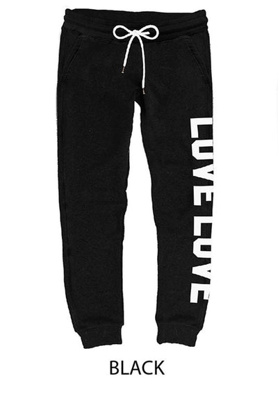Love Pull Over Hoodie Jogger Set