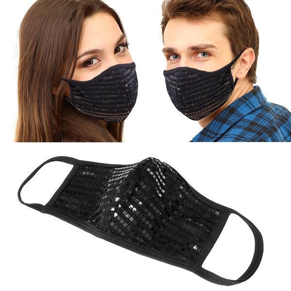 Sequin Unisex Face Mask