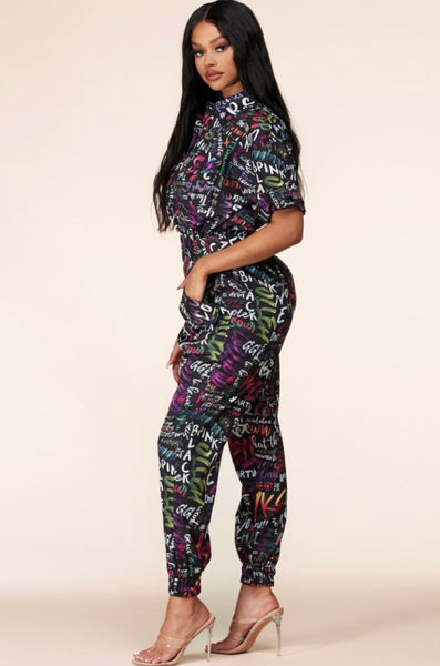 Funky Groove Utility Jumpsuit